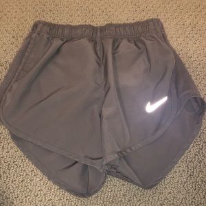 Grey Nike dry fit shorts